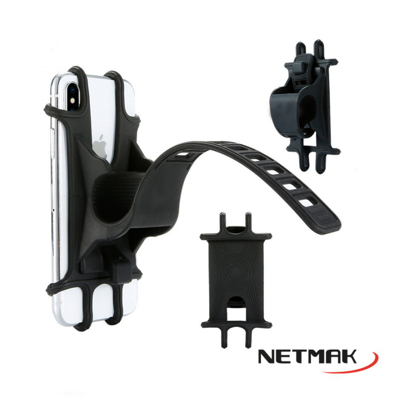 SOPORTE CELULAR MANUBRIO P/BICI O MONOPATIN NETMAK NM-HC34