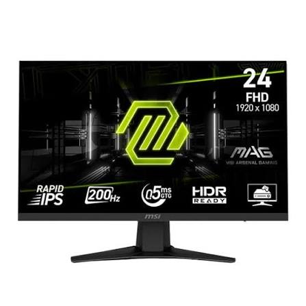 MONITOR LED GAMER 24" FHD IPS MSI MAG 244F 200HZ HDMI DP