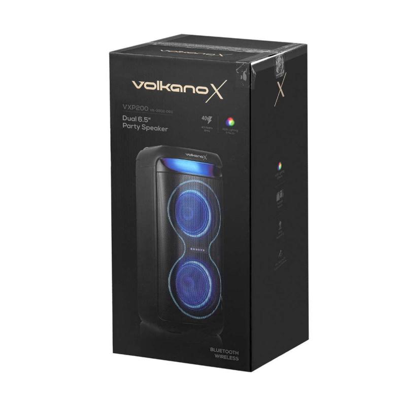 PARLANTE BLUETOOTH VOLKANO 6.5" 40W RMS VK-3902-D65