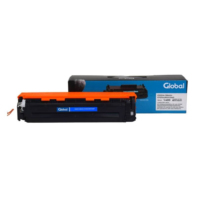 TONER GLOBAL CE321A CYAN P/HP CP-1525NW