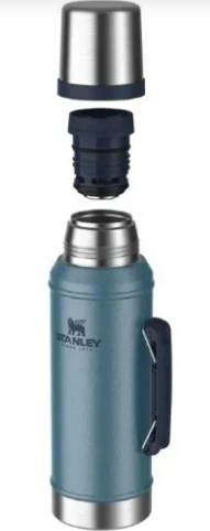 TERMO STANLEY CLASICO 950 ML CON MANIJA Y TAPON CEBADOR LAKE 10-10148-043