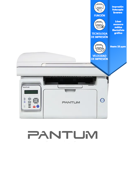 IMPRESORA LASER M MF PANTUM M6559NW LAN/WIFI 22PPM 2000P/M