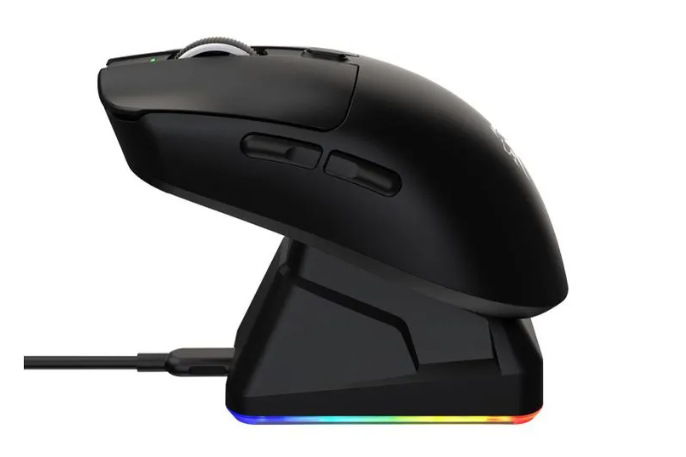 MOUSE GAMER  NETMAK NM-GM62 TRIMODO CON BASE DE CARGA