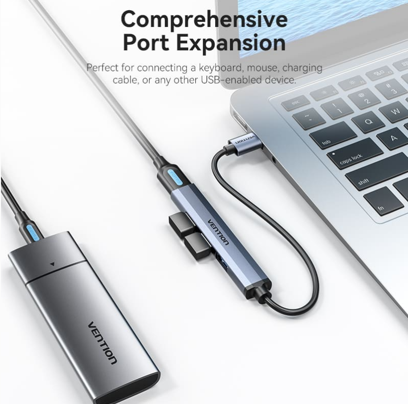 HUB USB 3.0 4P ALUMINIO VENTION CH-VN-CKOHB