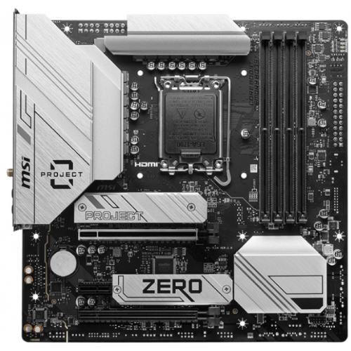 MB MSI B760M PROJECT ZERO DDR5 WIFI 6E LGA1700 M-ATX