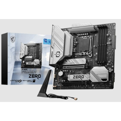 MB MSI B760M PROJECT ZERO DDR5 WIFI 6E LGA1700 M-ATX