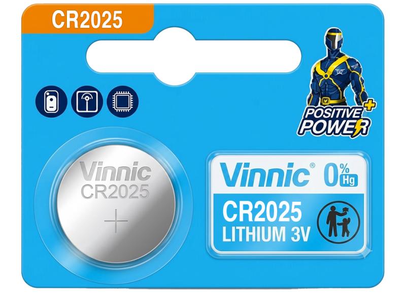 PILA CR2025 VINNIC X UNIDAD