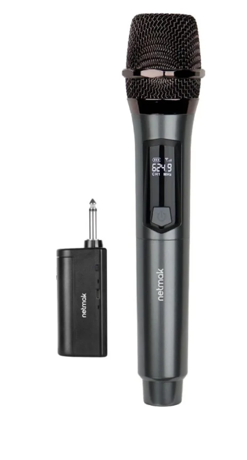 MICROFONO KARAOKE INALAMBRICO RECARGABLE  NM-MC23  NETMAK