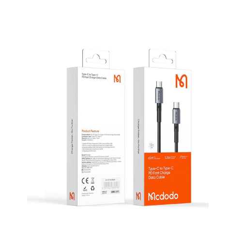 CABLE TIPO C A TIPO C 1,2MT MMCDODO 90° 65W A01527