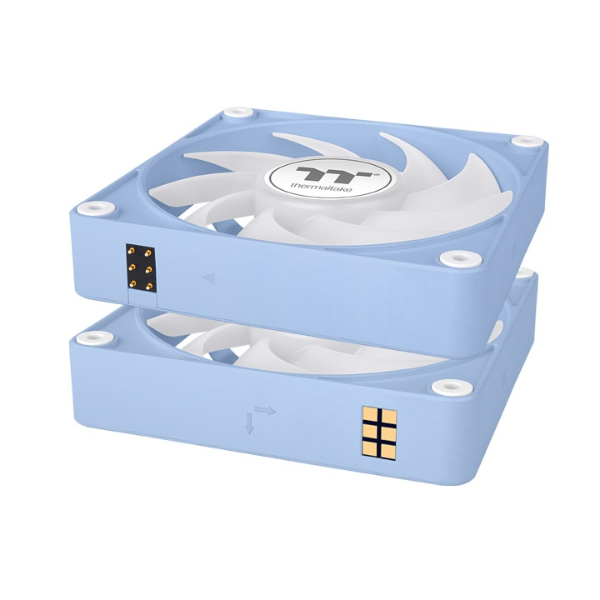 COOLER CHASIS 120MM THERMALTAKE CT120 EX ARGB (PACK X3) HYDRANGEA BLUE 2000RPM CL-F196-PL12BU-A