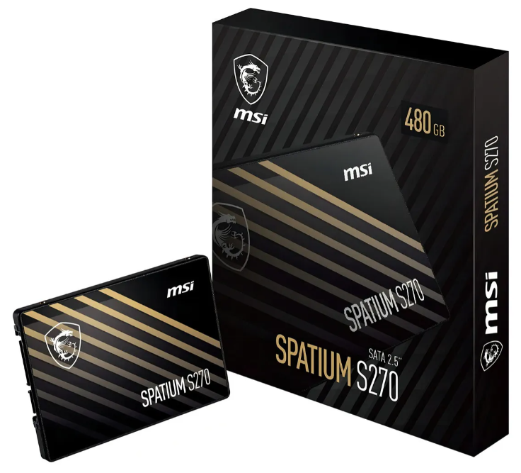 HD SSD 240GB MSI SPATIUM S270 SATA 3 2.5