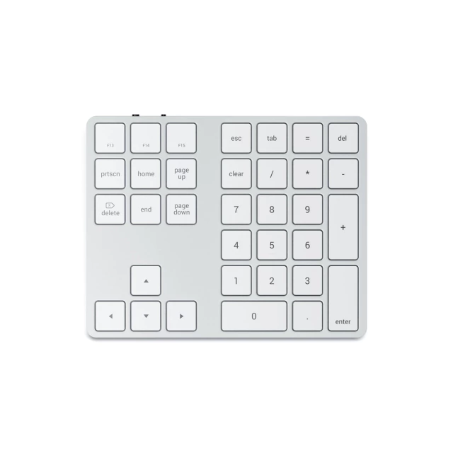 TECLADO EXTENDIDO RECARGABLE BT SILVER SATECHI PREMIUM A00497