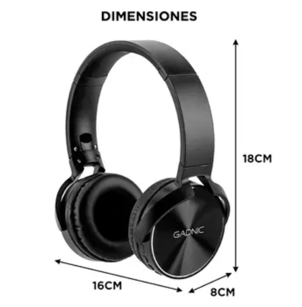 AURICULAR BLUETOOTH/CABLE GADNIC ABLUE122