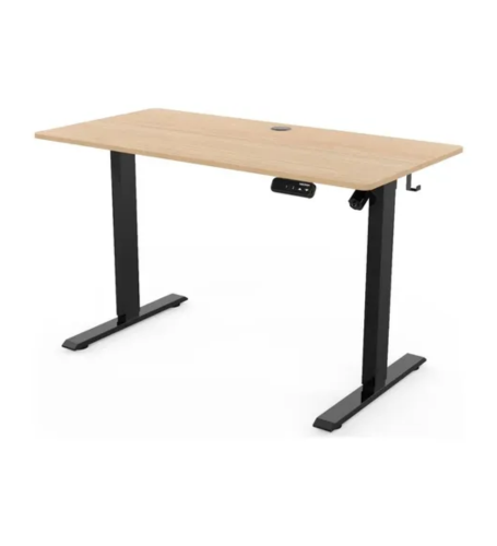 ESCRITORIO SIN ARMADO REGULABLE COLOR MADERA STDESK GLOBAL 120X60