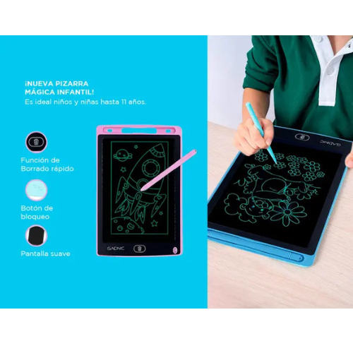 PIZARRA MAGICA GADNIC NEGRO TABGRAF4N