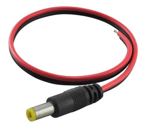 CS JACK PLUG MACHO C/CABLE 5.5X2.1MM