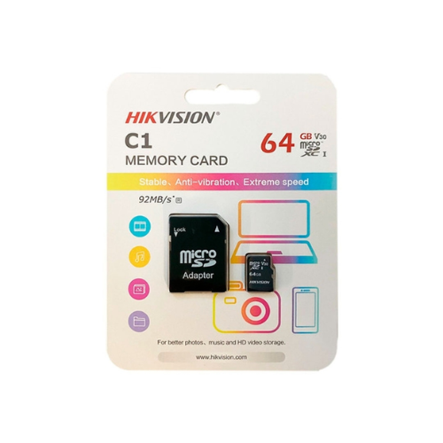 MEM MICRO SDXC 64GB HIKSEMI NEO C/ADAP CL10