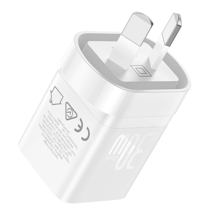 CARGADOR 30W TIPOC  BASEUS AO1974 BLANCO