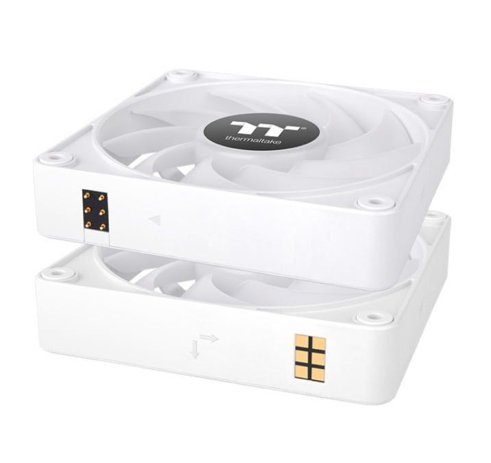 COOLER CHASIS 120MM THERMALTAKE CT120 EX ARGB (PACK X3) WHITE 2000RPM CL-F190-PL12SW-A