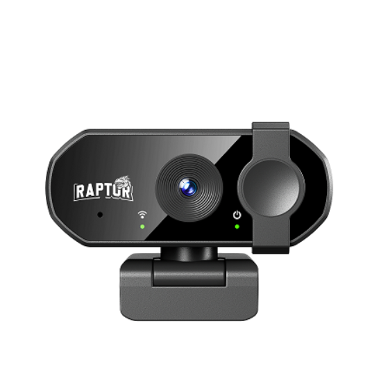 WEBCAM RAPTOR VISION 4K C/MICROFONO C/TAPA