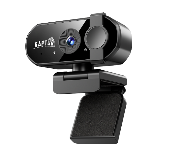 WEBCAM RAPTOR VISION 4K C/MICROFONO C/TAPA