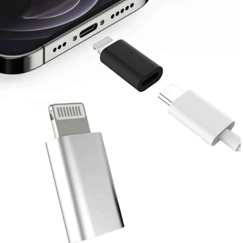 ADAPTADOR TIPO C HEMBRA A IPHONE LIGHTNING CARGA