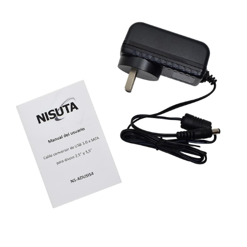 CONVERSOR USB 3.0 A SATA 3 Y SSD PARA DISCOS 2.5" Y 3.5" NSADUSIS4