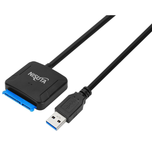 CONVERSOR USB 3.0 A SATA 3 Y SSD PARA DISCOS 2.5" Y 3.5" NSADUSIS4