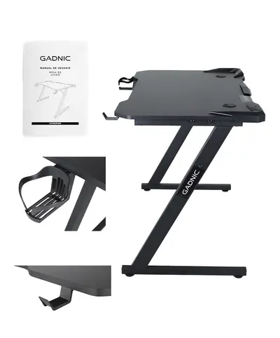 ESCRITORIO GAMER ARMADO GADNIC GAMER085