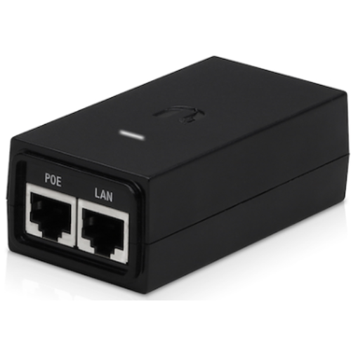 POE INYECTOR 24V 12W UBIQUITI GIGABIT C/CABLE POE-24-12WH