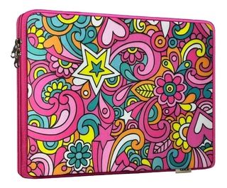 FUNDA NOTEBOOK CDTEK 15,6" NEOPRENE ESTAMPADO 16 PEACE & LOVE (COD. 7798158089451)