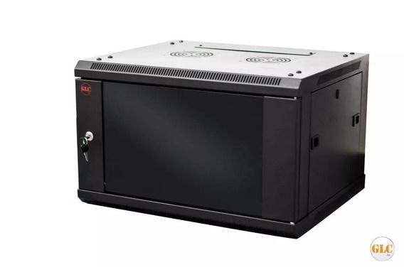 RACK MURAL 6U 500MM 19 PULG. + CRISTALES (DESARMADO) GLC (ANCHO 600MM; PROF 450MM; ALTO 370MM)