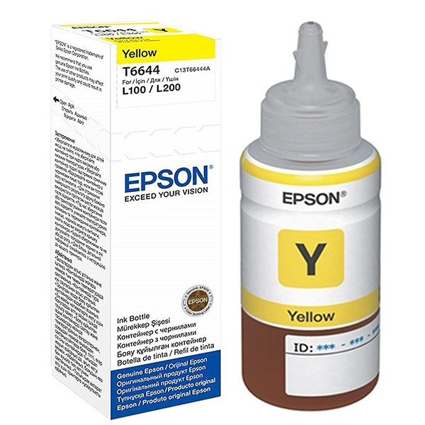 EPSON T6644 AMARILLO 70ML P/L200/L210/L355/L555 70ML