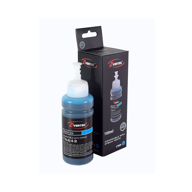 EVERTEC TINTA EPSON T6642 CYAN