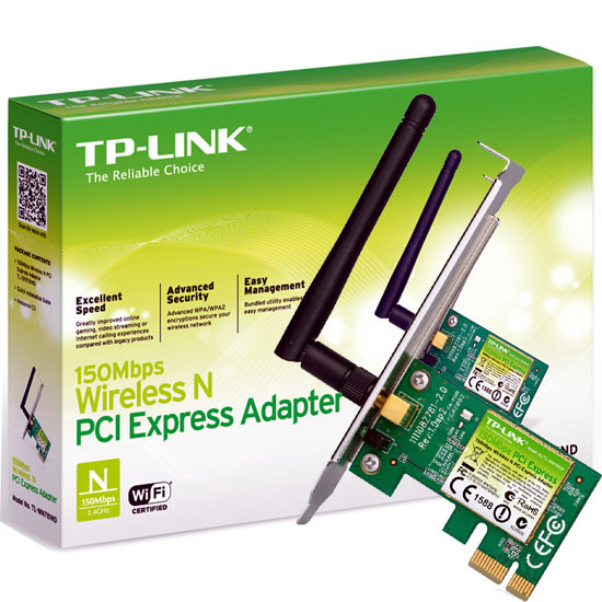 RED PCI-E WIFI TP-LINK TL-WN781ND 2.4GHZ 150MBPS 1 ANT