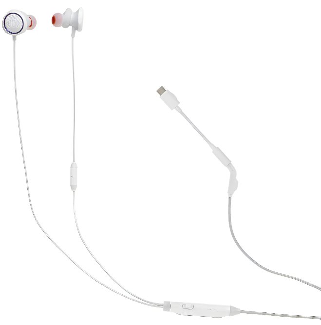 AURICULAR JBL IN-EAR QUANTUM 50C BLANCO