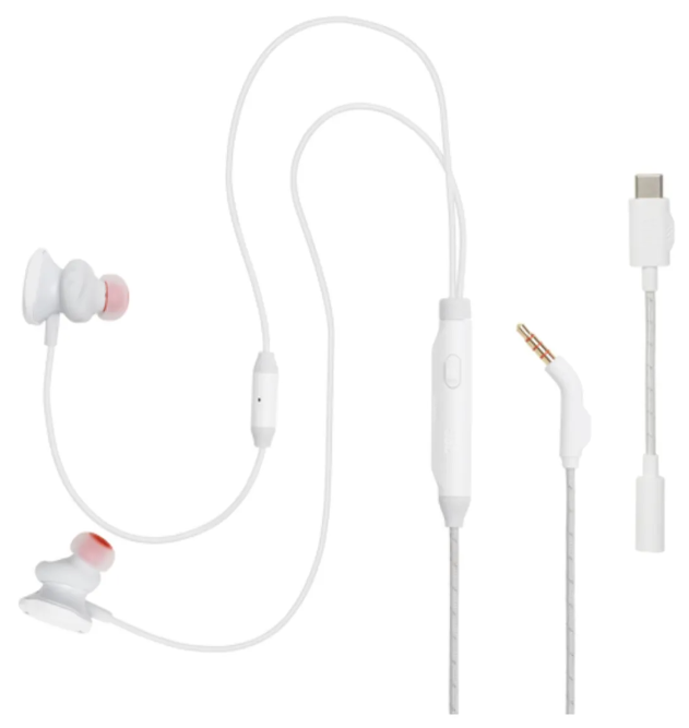 AURICULAR JBL IN-EAR QUANTUM 50C BLANCO
