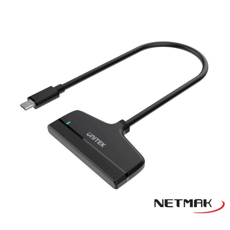 CONVERSOR USB TIPO C  A SATA 3 2.5MM NETMAK NM-SATA4