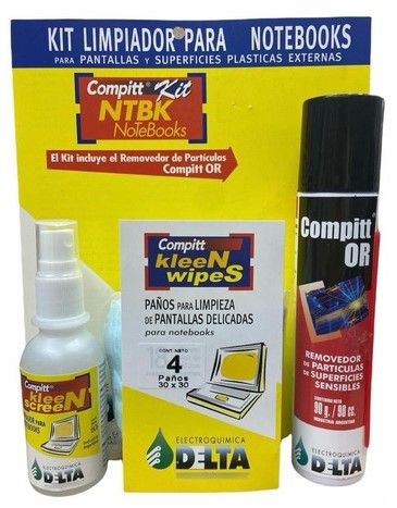 KIT LIMPIEZA PARA NOTEBOOK NTBK DELTA