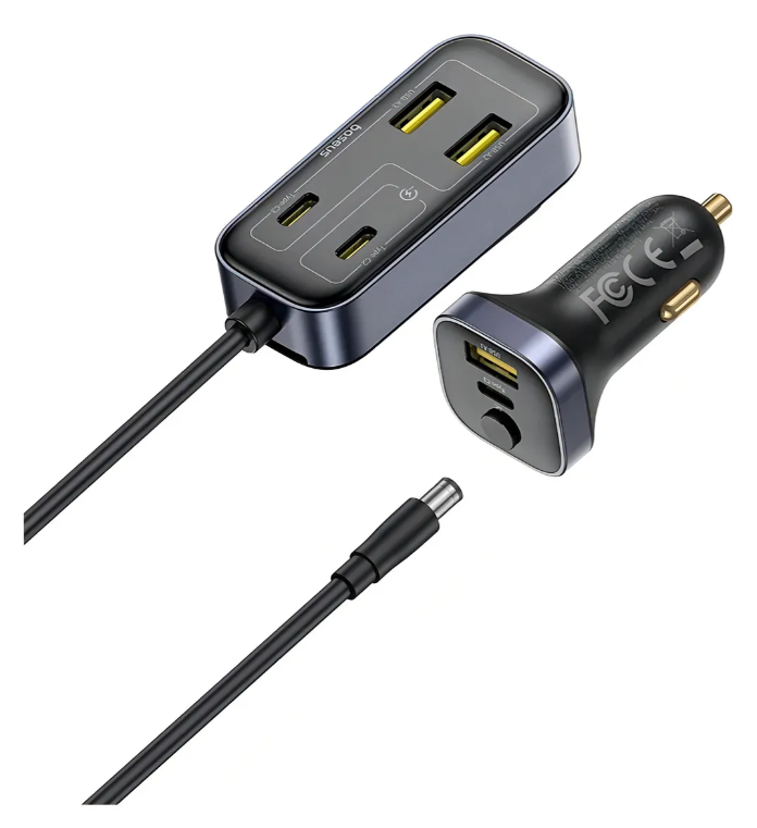 CARGADOR AUTO X3 USB X3 TYPE C AO1951 PREMIUM BASEUS