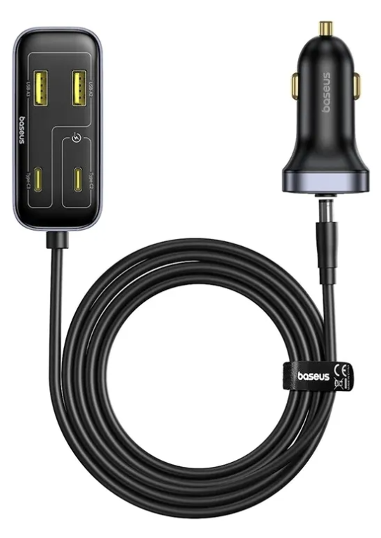 CARGADOR AUTO X3 USB X3 TYPE C AO1951 PREMIUM BASEUS