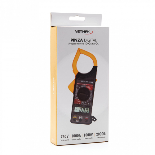 PINZA AMPEROMETRICA C/ TESTER MULTIMETRO 1000AMP NM-266