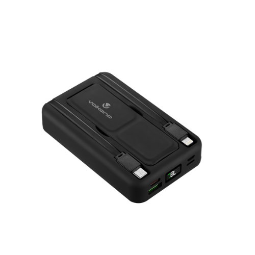CARGADOR PORTATIL POWER BANK I 10.000MHA VK-9031-BK VOLKANO