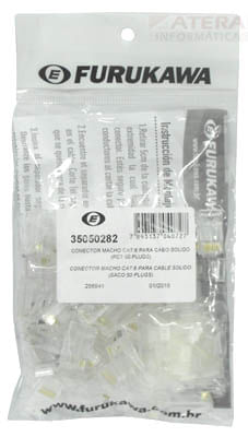 FICHA RJ45 CAT 6 FURUKAWA (50 UNIDADES) 35050282