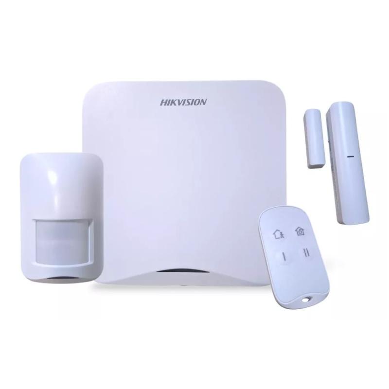 SEG KIT ALARMA WIFI 4G HIKVISION AX HOME DS-PA201PS-KIT-16WB CENTRAL + CONTROL + 1 SENSOR PIR + 1 MAGENTICO (PUERTA/VENTANA)