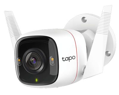 CS CAMARA IP WIFI TAPO C320WS 1080P 4MPX STARLIGHT MICROSD SIRENA IP66 EXTERIOR (OPCION LAN-NO POE)