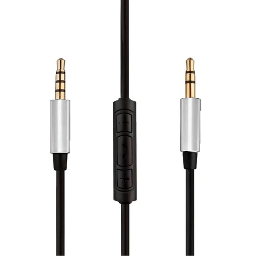 CABLE PLUG 3.5 EXTENSION 1MT CON MICROFONO NM-MIC15