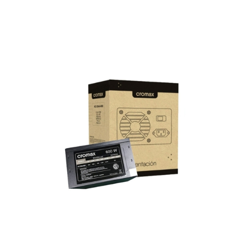 FUENTE ATX 600W CROMAX KC-DDA-600 SIN CERTIFICAR