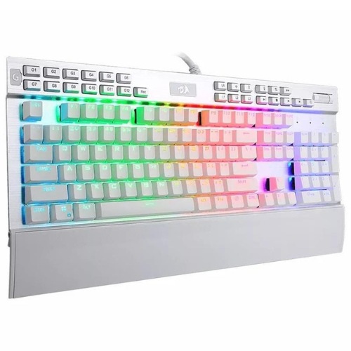 TECLADO USB GAMER REDRAGON K550 YAMA MECANICO BLANCO ESP PURPLE SWITCH
