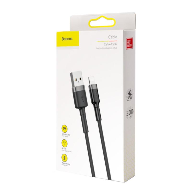 CABLE USB A LIGHTNING  2A  3MT BASEUS A00687- PREMIUM